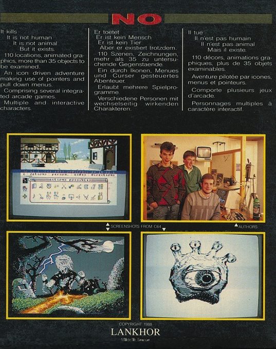 NO : Never Outside! dos