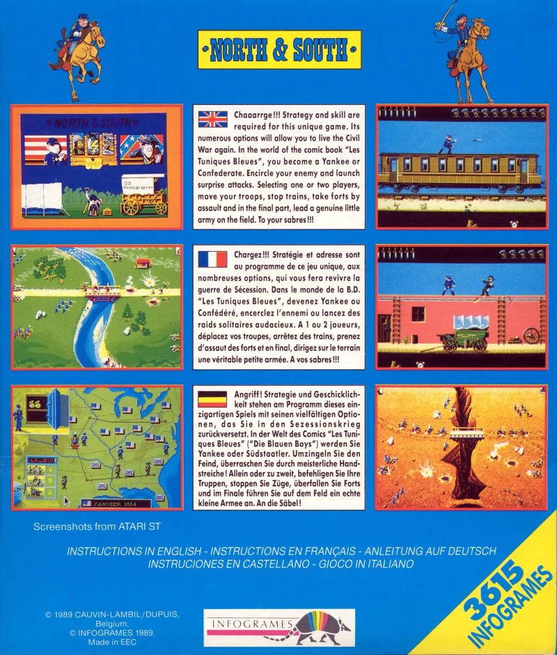 North And South (Infogrames) dos