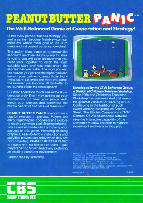 Peanut Butter Panic dos