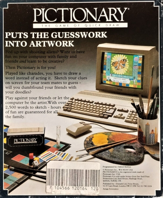 Pictionary : Un Mot en un Coup de Crayon dos