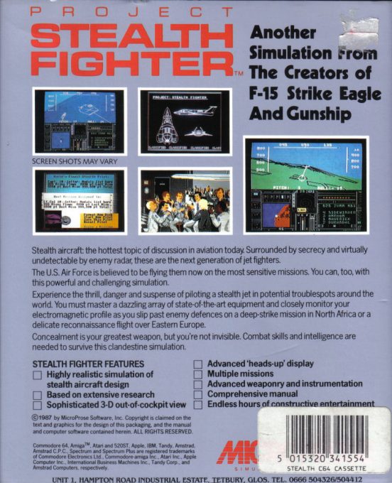 Project Stealth Fighter dos