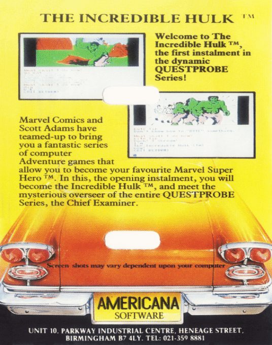 Questprobe Featuring The Hulk dos