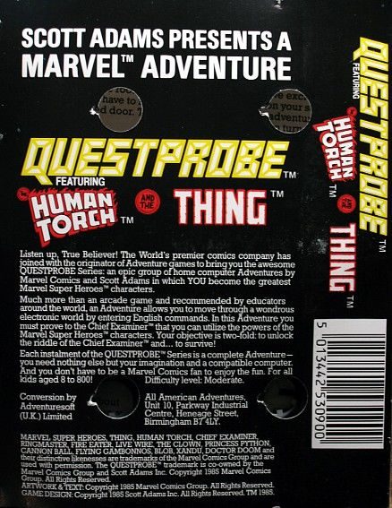 Questprobe Featuring The Human Torch And The Thing dos