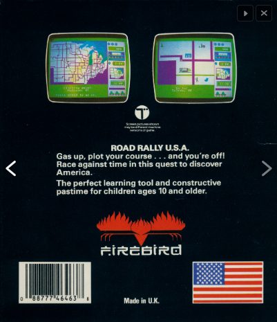 Road Rally U.S.A dos