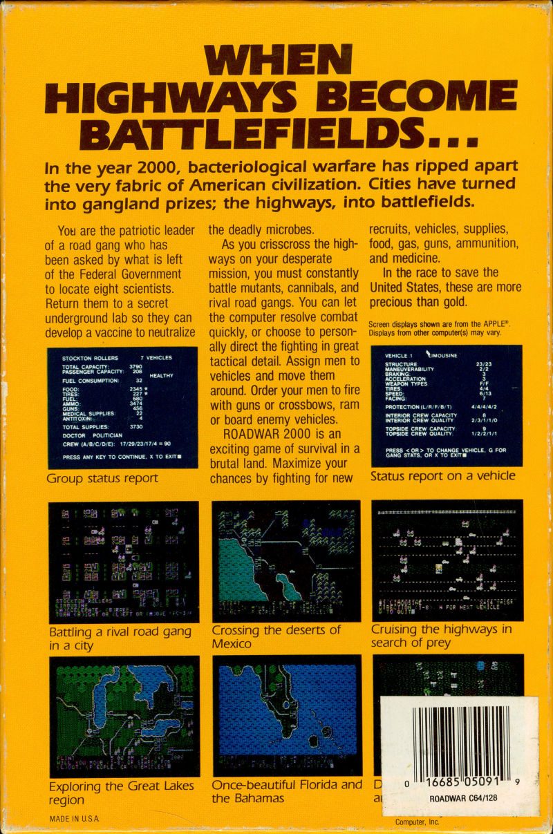 Roadwar 2000 dos