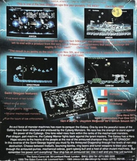 Saint Dragon / St Dragon dos