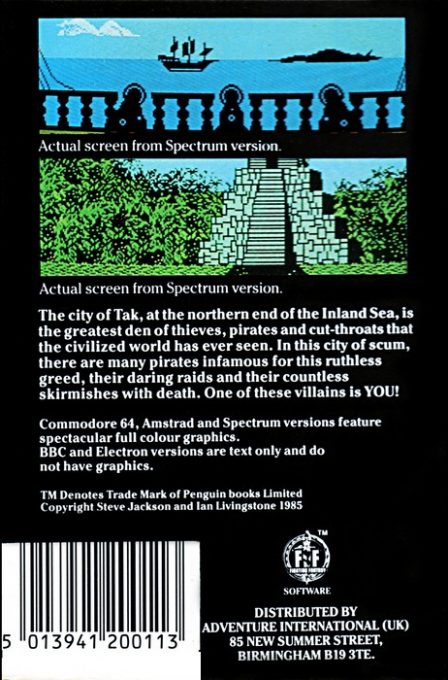 Seas of Blood (Adventure International) dos