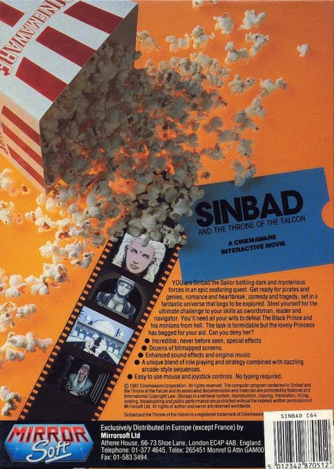 Sinbad and the Throne of the Falcon dos
