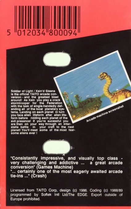 Soldier Of Light (Softek) dos