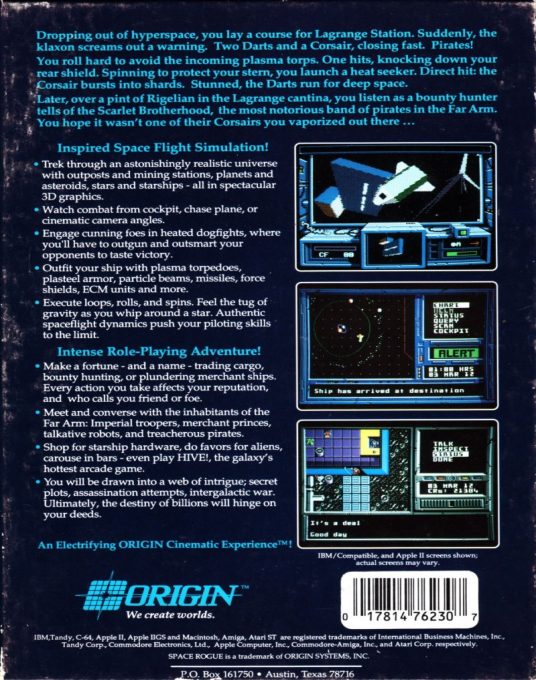 Space Rogue - Dos