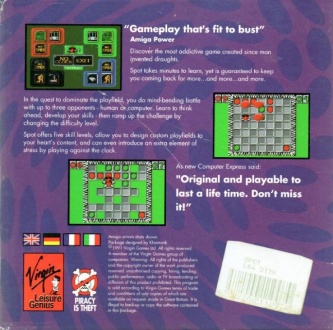 Spot - The Computer Game! (Virgin Mastertronic) dos