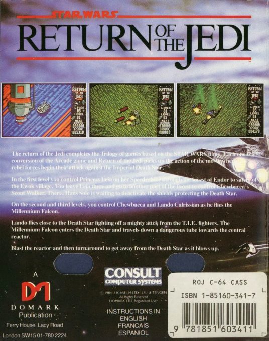 Star Wars - Return Of The Jedi dos