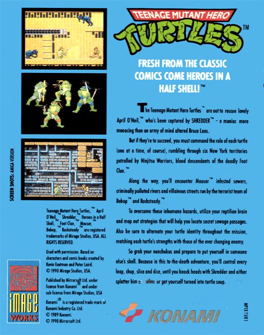 Teenage Mutant Ninja Turtles dos