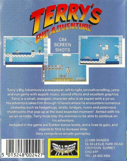 Terry's Big Adventure dos