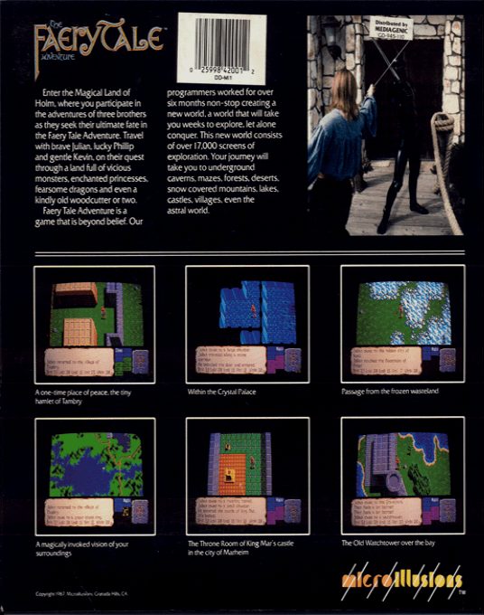 The Faery Tale Adventure dos