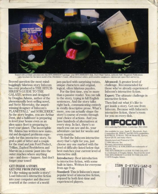 The Hitchhiker's Guide to the Galaxy dos