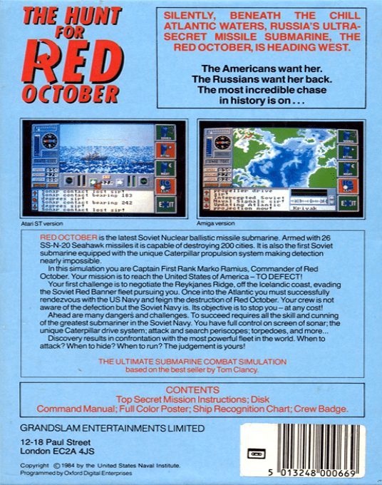 The Hunt for Red October dos