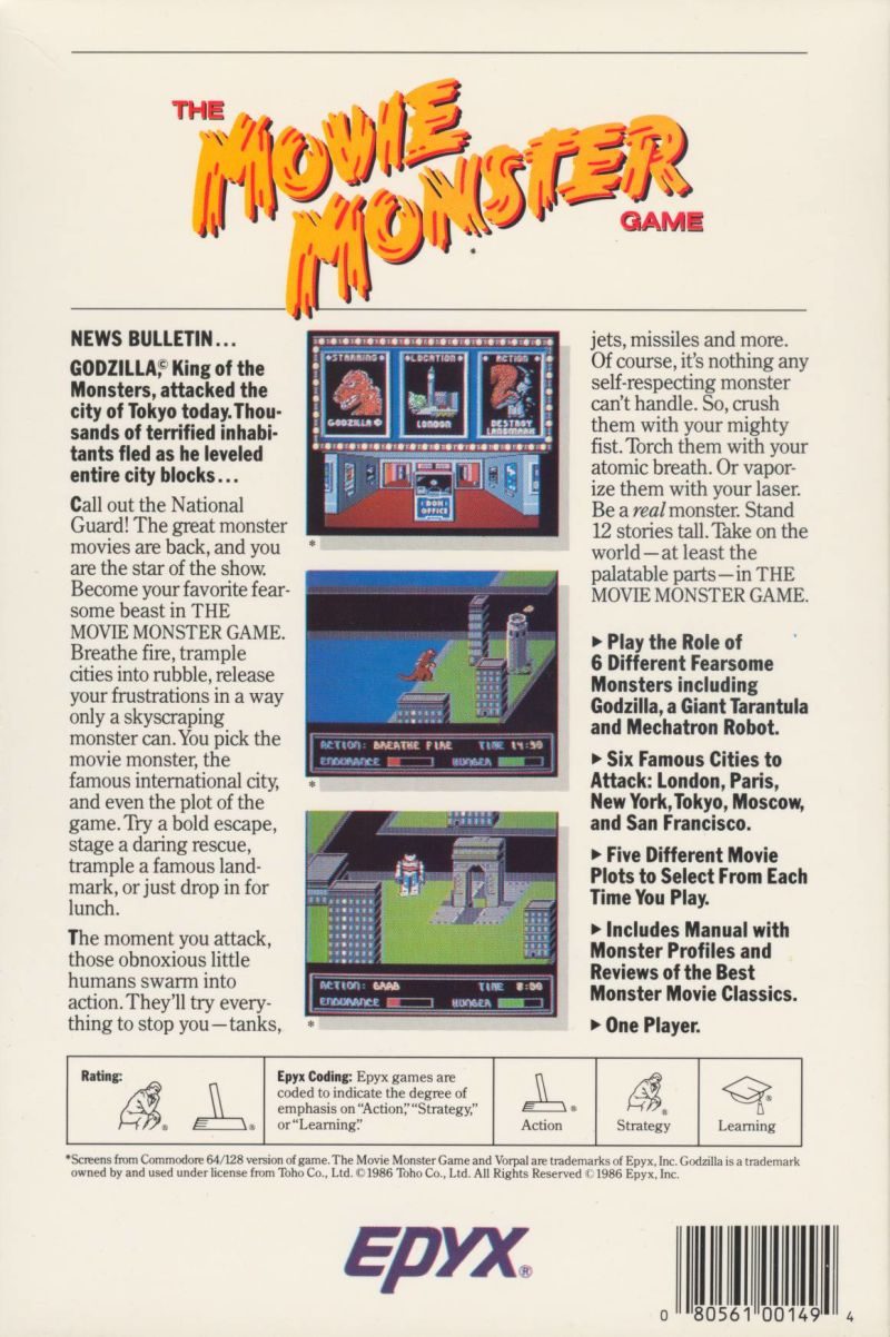 The Movie Monster Game dos