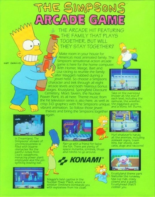 The Simpsons Arcade Game dos