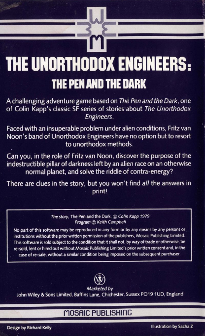 The Unorthodox Engineers : The Pen and the Dark dos