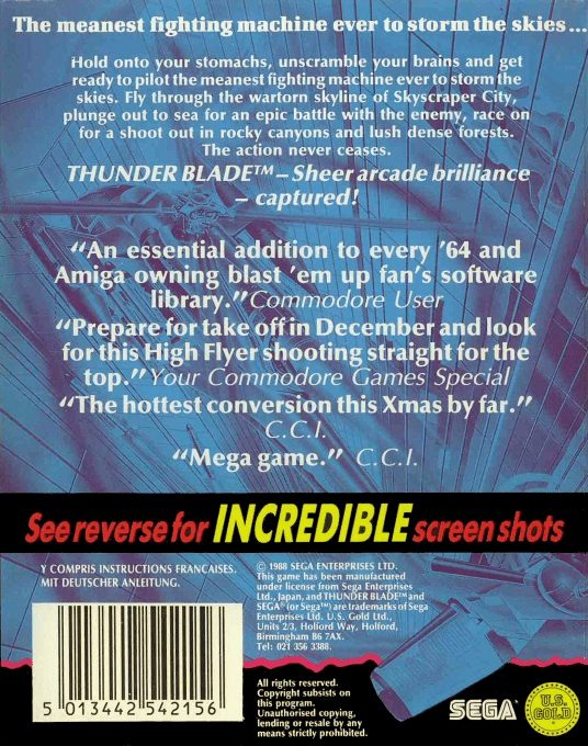 Thunder Blade dos