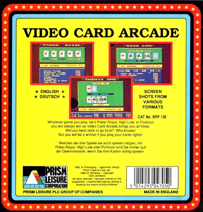 Video Card Arcade dos