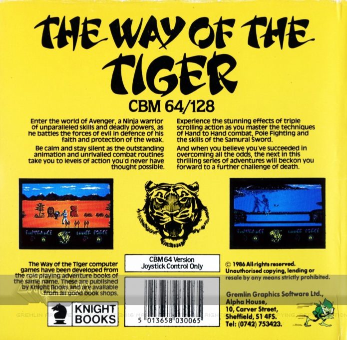 The Way Of The Tiger dos