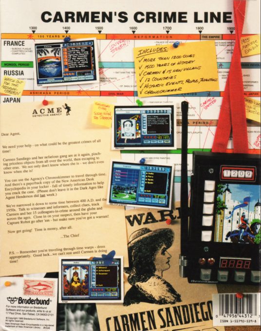 Where in Time Is Carmen Sandiego? dos