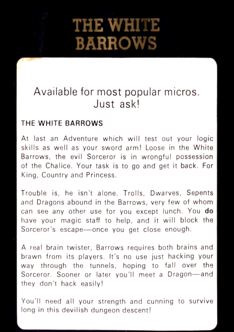 White Barrows dos