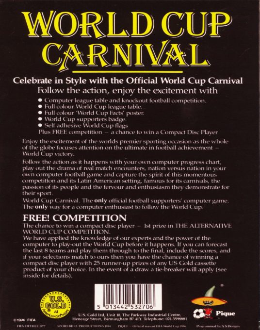 World Cup Carnival - Mexico '86 dos