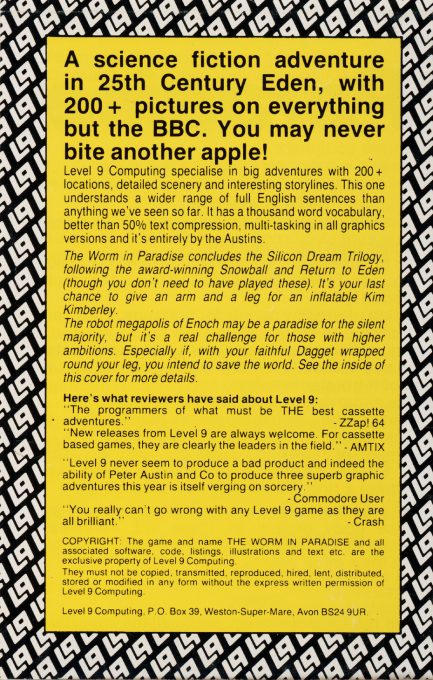 The Worm In Paradise dos