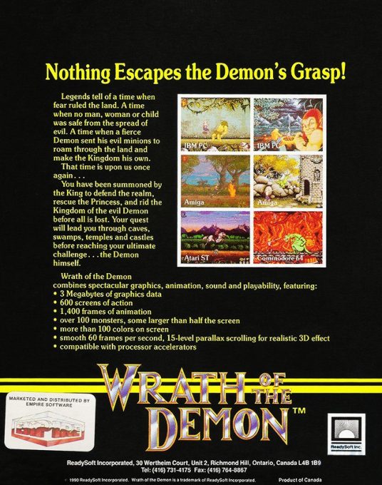 Wrath of the Demon dos