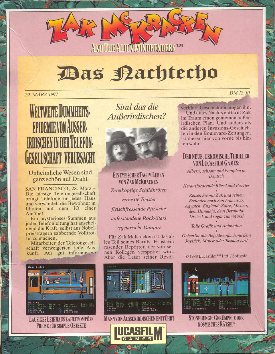 Zak McKracken and the Alien Mindbenders dos