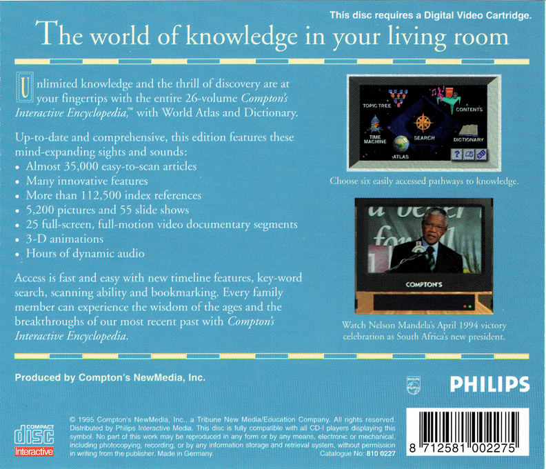 Compton's Interactive Encyclopedia - Dos