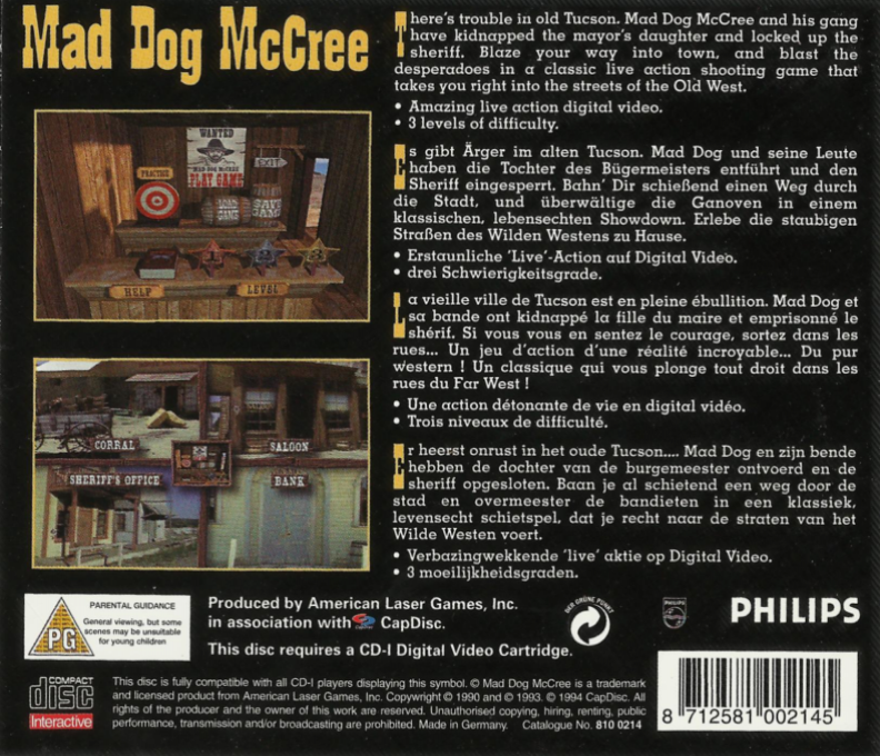Mad Dog Mccree - Dos