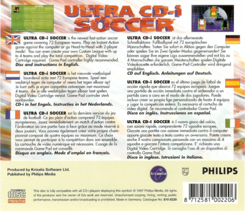 Ultra Cd-i Soccer - Dos
