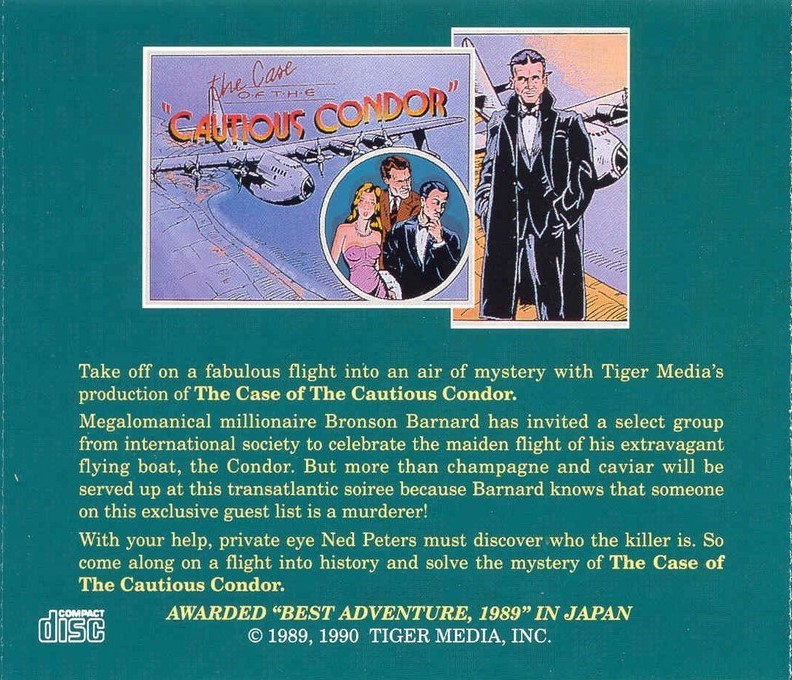 The Case of the Cautious Condor - Dos