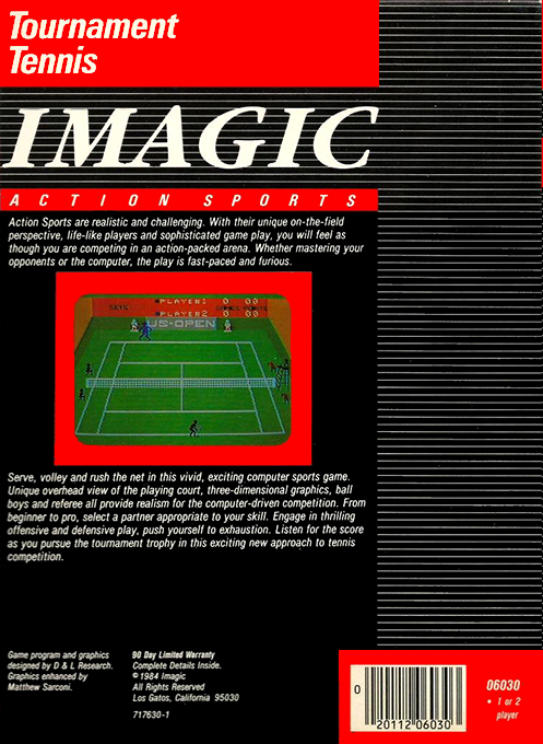 Tournament Tennis - Dos