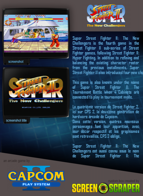Super Street Fighter II: The New Challengers - Dos