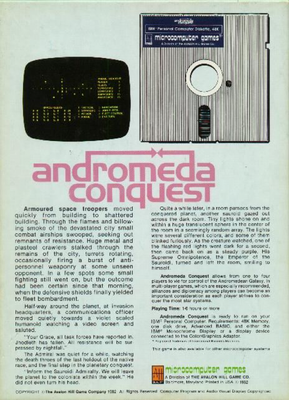 Andromeda Conquest dos