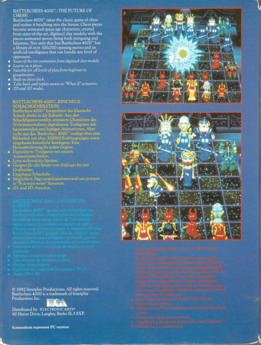 Battle Chess 4000 dos