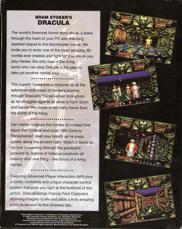 Bram Stoker's Dracula dos