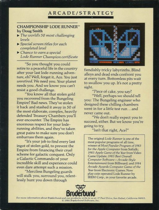 Championship Lode Runner - Dos