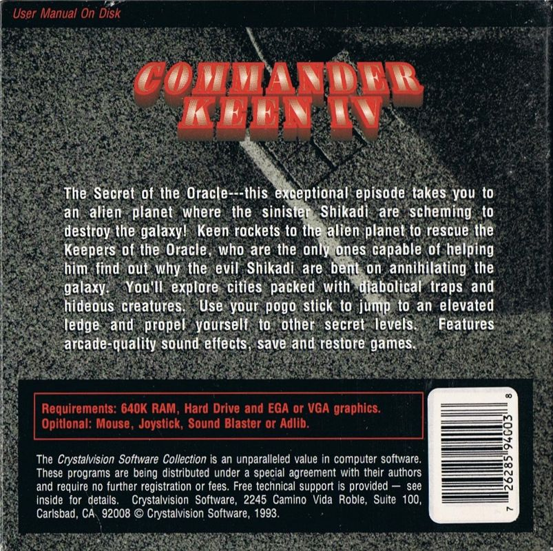 Commander Keen IV : Secret of the Oracle - Dos