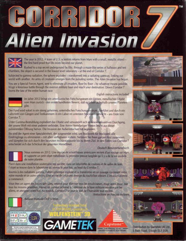 Corridor 7 : Alien Invasion dos