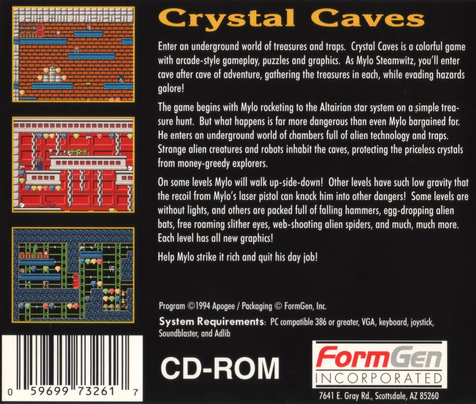 Crystal Caves - Dos