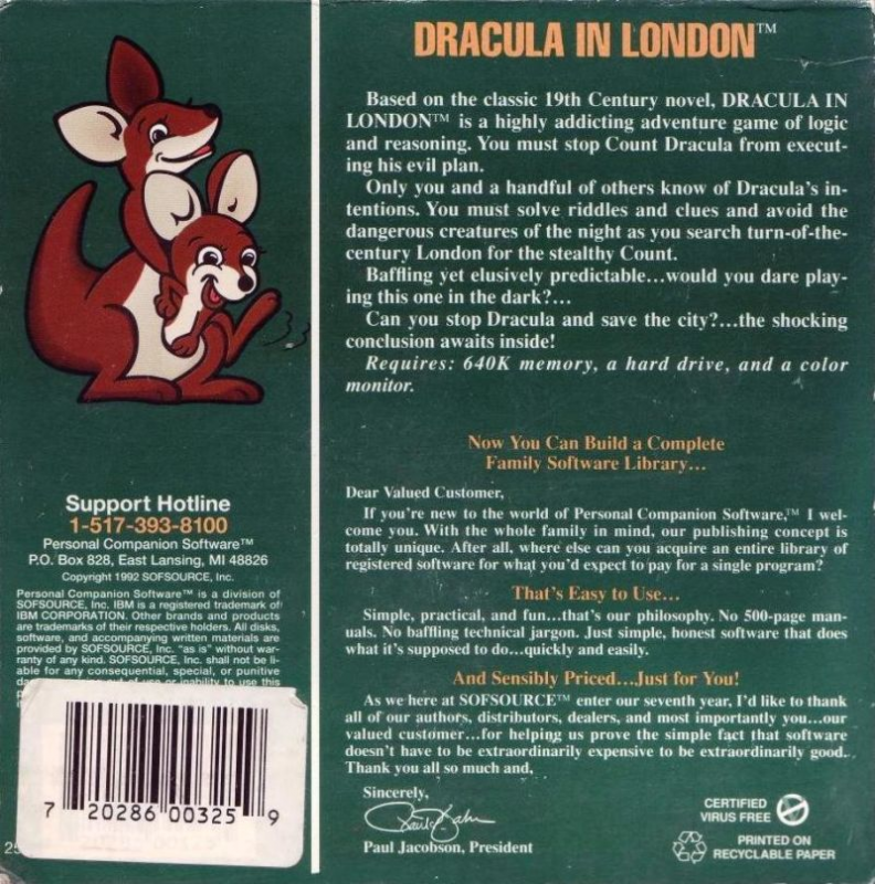 Dracula in London dos