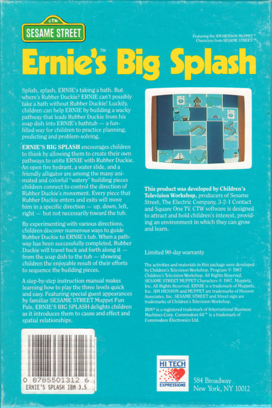 Ernie's Big Splash - Dos