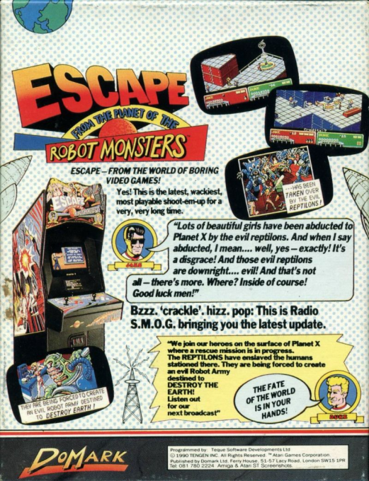 Escape from the Planet of the Robot Monsters - Dos
