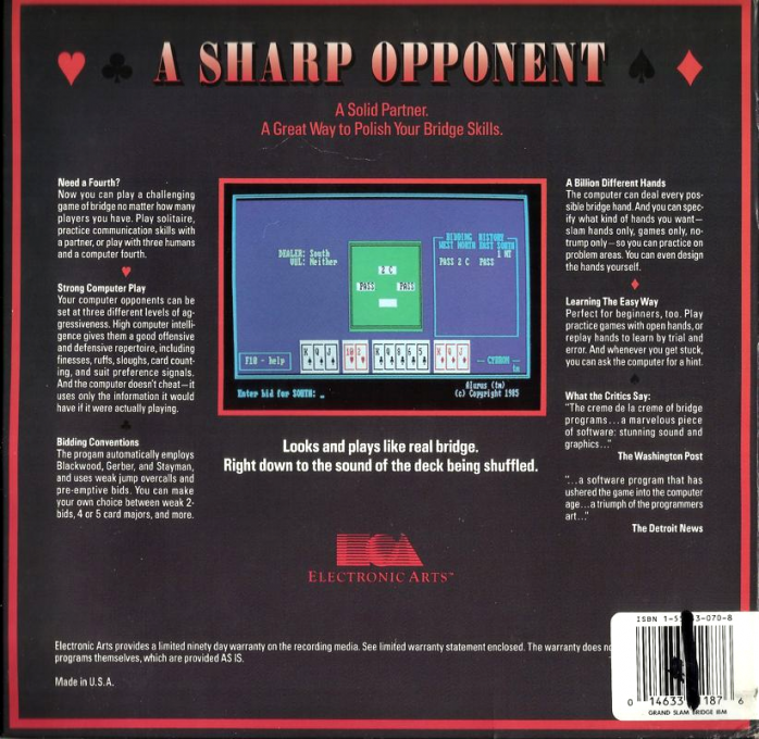 Grand Slam Bridge - Dos